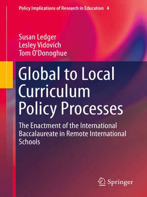 cover image of Global to Local Curriculum Policy Processes